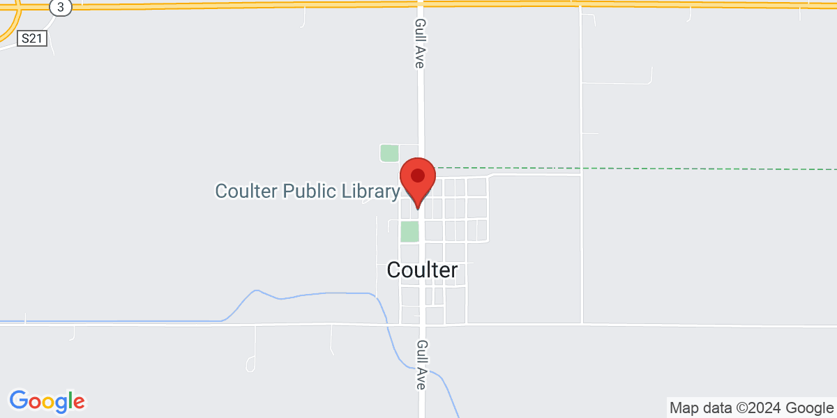 Map of Coulter Public Library